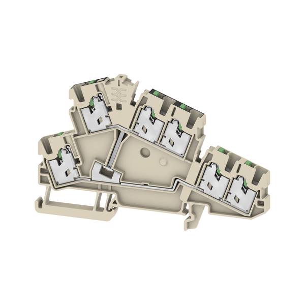 Weidmüller 3168760000 Mehrstockklemme Beige 50St.