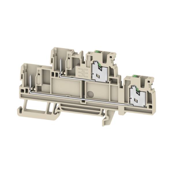 Weidmüller 3051860000 Steckklemme Federklemme Beige 50St.