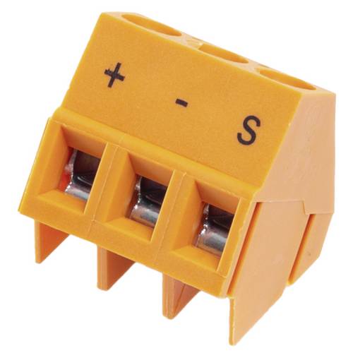 Weidmüller 3089380000 Leiterplattenklemme 2.5 mm² Polzahl 3 Orange 500 St. Box