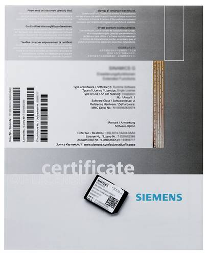 Siemens 6AU1820-3HA20-0AB0 6AU18203HA200AB0 Software Add-on
