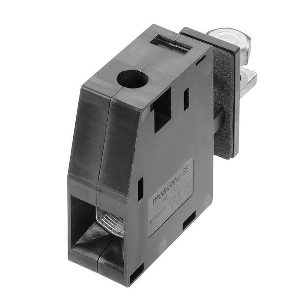 Zwei schwarze Kabel mit Industriesteckverbindern, ein runder Gewindemetallstecker und ein rechtwinkliger transparenter Sensorstecker, auf weißem Hintergrund