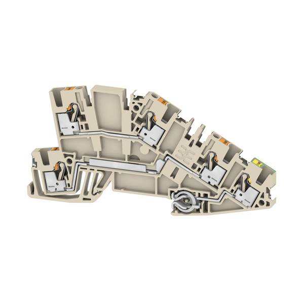 Weidmüller 2782630000 Installationsetagenklemme Steckanschluss Beige 50St.
