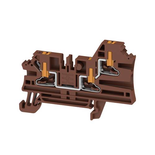 Weidmüller 2847440000 Durchgangsreihenklemme Steck-Klemm Braun 50 St.