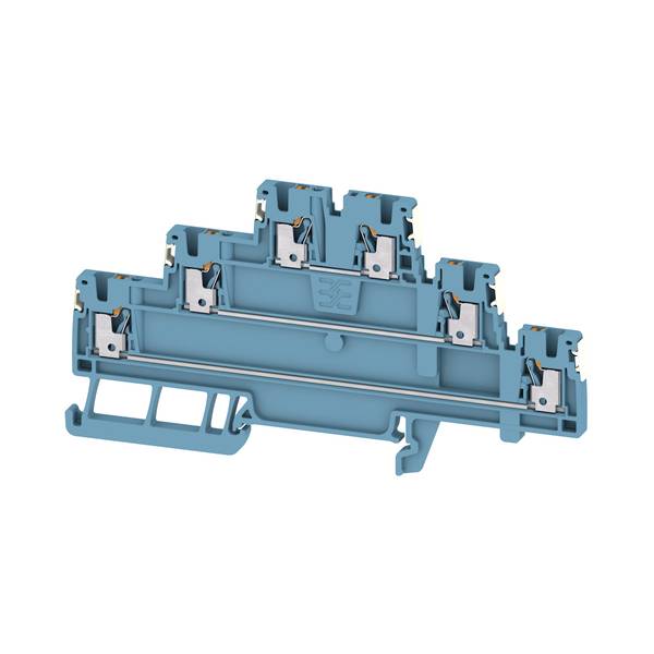 Weidmüller 2856210000 Mehrstockklemme Steckanschluss Blau 50St.