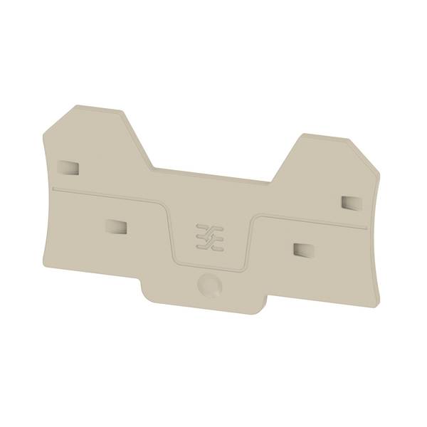 Weidmüller 2871850000 Abschlussplatte für Klemmen Beige 20St.