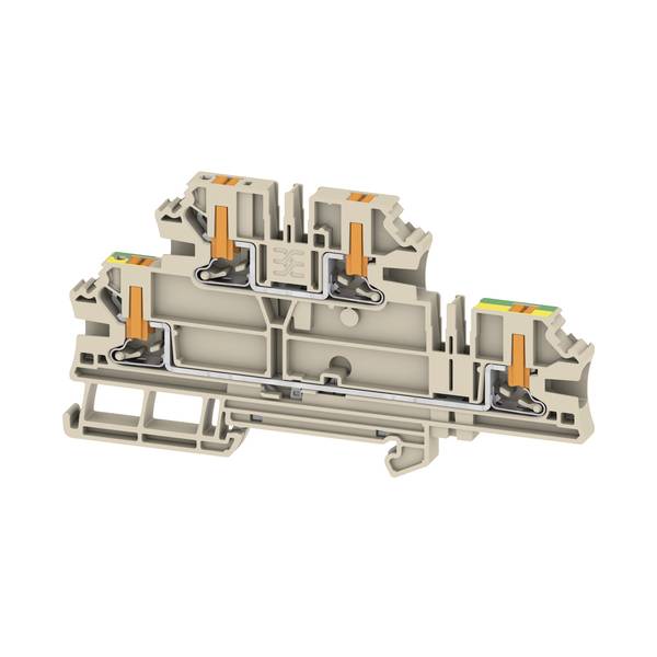 Weidmüller 2847800000 Mehrstockklemme Steckanschluss Beige 50St.