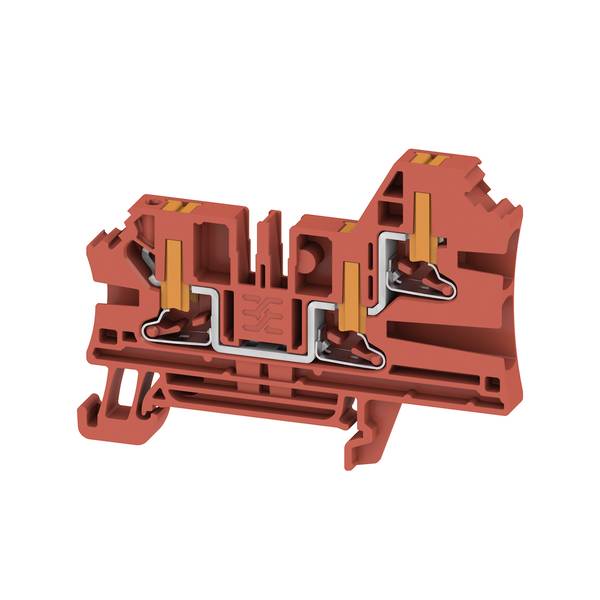 Weidmüller 2872010000 Durchgangsreihenklemme Steck-Klemm Rot 50St.