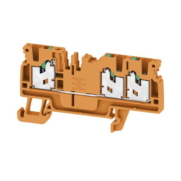 Weidmüller 2875130000 Durchgangsreihenklemme Orange 100St.