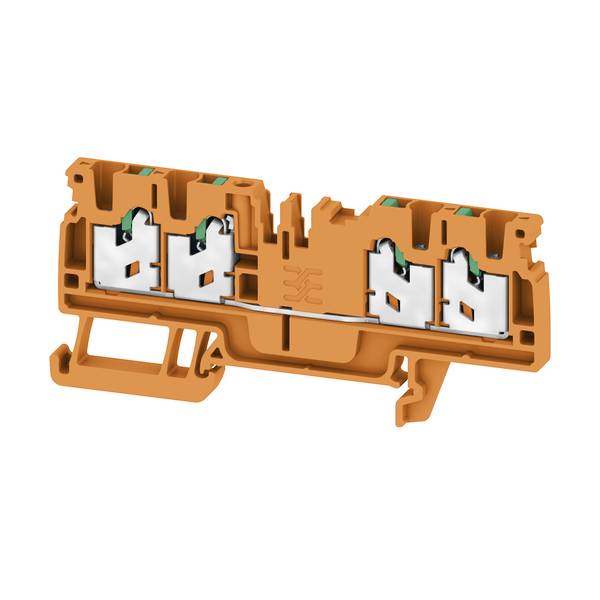 Weidmüller 2875140000 Durchgangsreihenklemme Orange 100St.