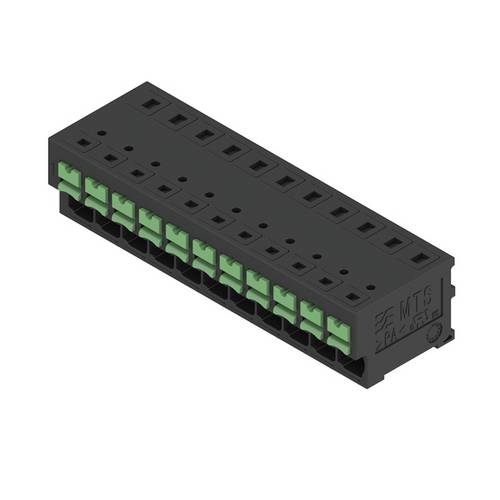 Weidmüller 2913690000 Leiterplattenklemme 4 mm² Polzahl 11 Schwarz 9 St. Tube