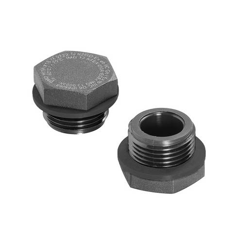 Weidmüller 2978980000 VP NPT 1 EX 7J BK Ex-Verschlussstopfen 1 Kunststoff Schwarz 20 St.