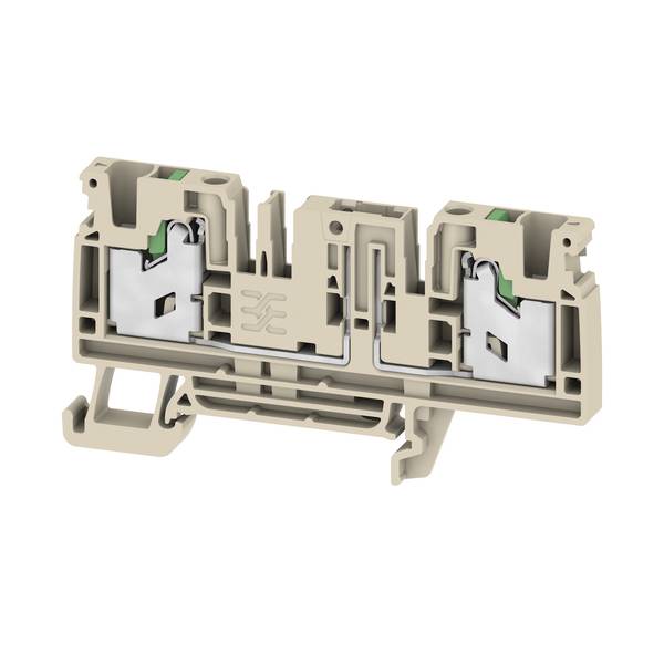 Weidmüller 2941450000 Grundklemme für Bauelementstecker Federklemme Beige 50St.