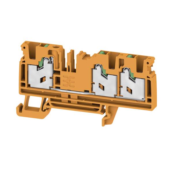 Weidmüller 3023550000 Durchgangsreihenklemme Steck-Klemm Orange 50St.
