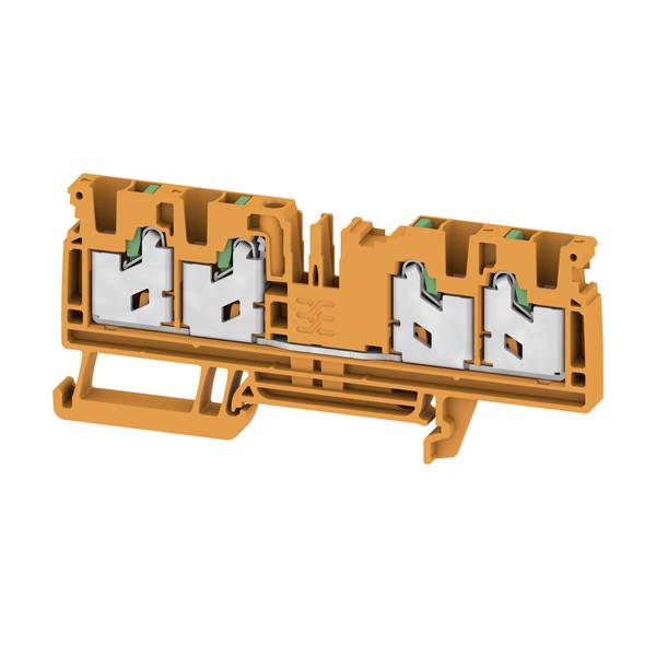 Weidmüller 3023560000 Durchgangsreihenklemme Steck-Klemm Orange 50St.