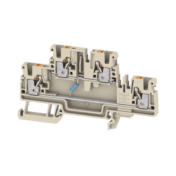 Weidmüller 3030600000 Bauelementreihenklemme Steckanschluss Beige 50St.