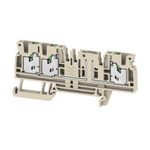 Weidmüller 3016730000 Grundklemme für Bauelementstecker Federklemme Beige 50 St.