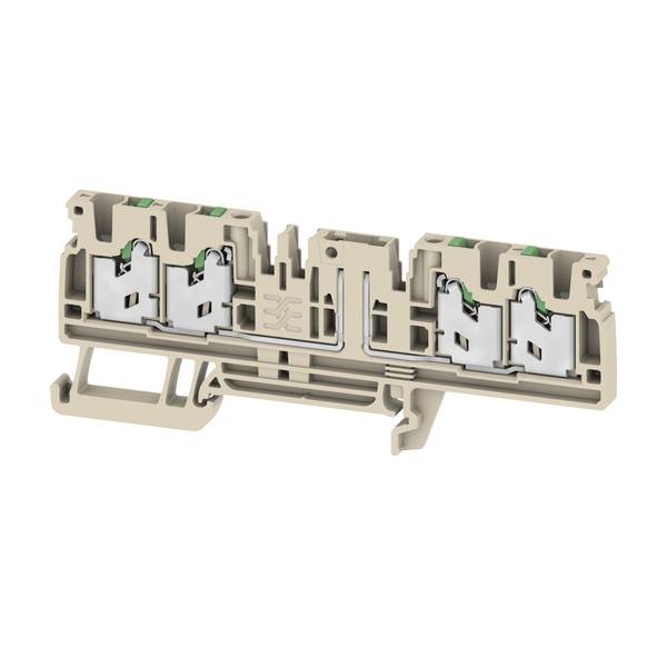 Weidmüller 3016740000 Grundklemme für Bauelementstecker Federklemme Beige 50 St.