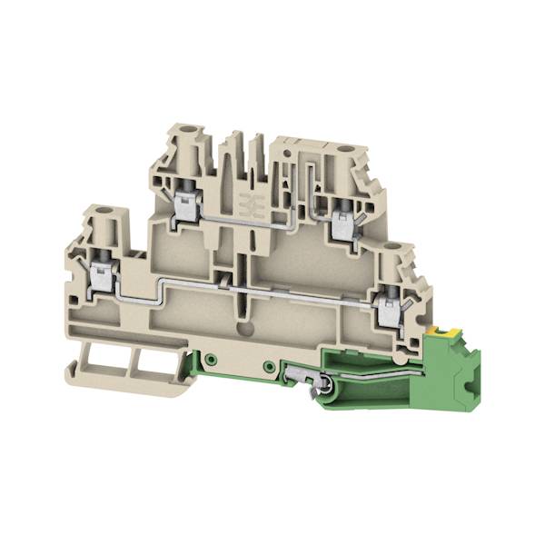 Weidmüller 3019400000 Mehrstockklemme Schrauben Beige 50St.