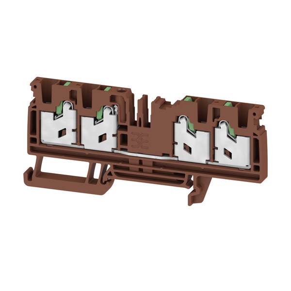 Weidmüller 3109570000 Durchgangsreihenklemme Braun 50St.