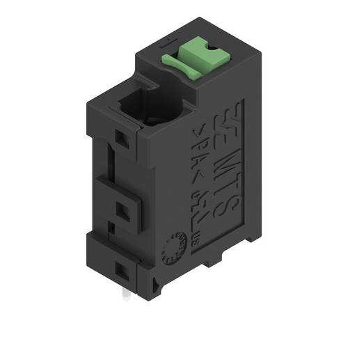 Weidmüller 3096010000 Leiterplattenklemme 4 mm² Polzahl 1 Schwarz 74 St. Tube