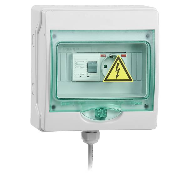Weidmüller 8000108185 PVC AC NOTSTROMBOX TYPE F CEE 7/3 Generatoranschlusskasten