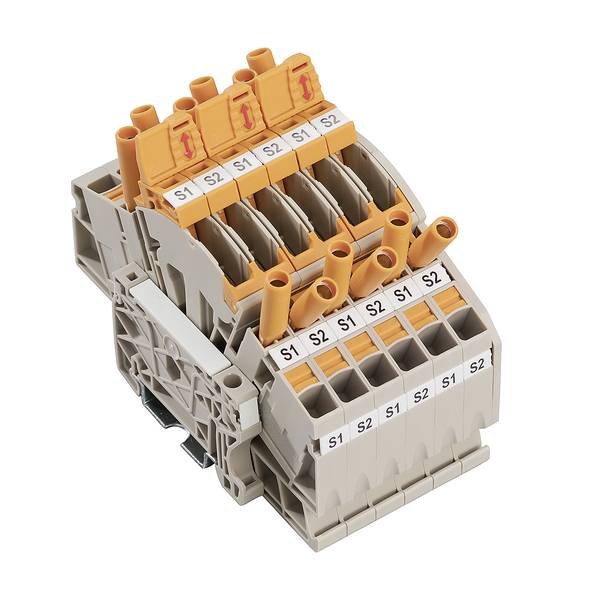 Weidmüller 8000082521 Trenn- und Messtrenn-Reihenklemme Steckanschluss Beige 1St.