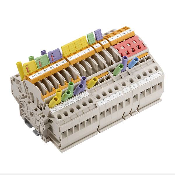 Weidmüller 8000109947 Trenn- und Messtrenn-Reihenklemme Schrauben Beige 1St.
