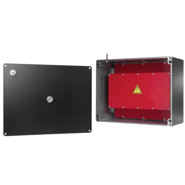 Weidmüller KLIPPON K79 4X2XM8 HVT Industrie-Gehäuse 404 x 181 Aluminium Schwarz 1St.