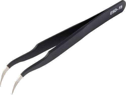 TRU COMPONENTS TC-15010076 ESD Pinzette 1 Stück Flach, gebogen 120 mm