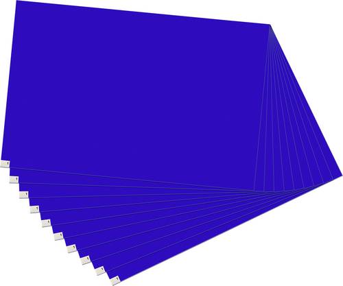 TRU COMPONENTS Staubbindematte Blau (L x B) 90 cm x 60 cm selbstklebend Box