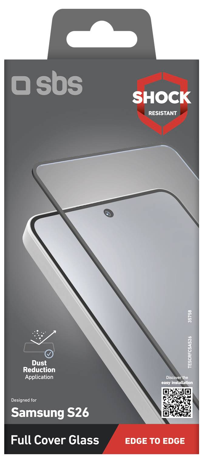 Sbs mobile Displayschutzglas Samsung Galaxy S26 1 St. TESCRFCSAS26