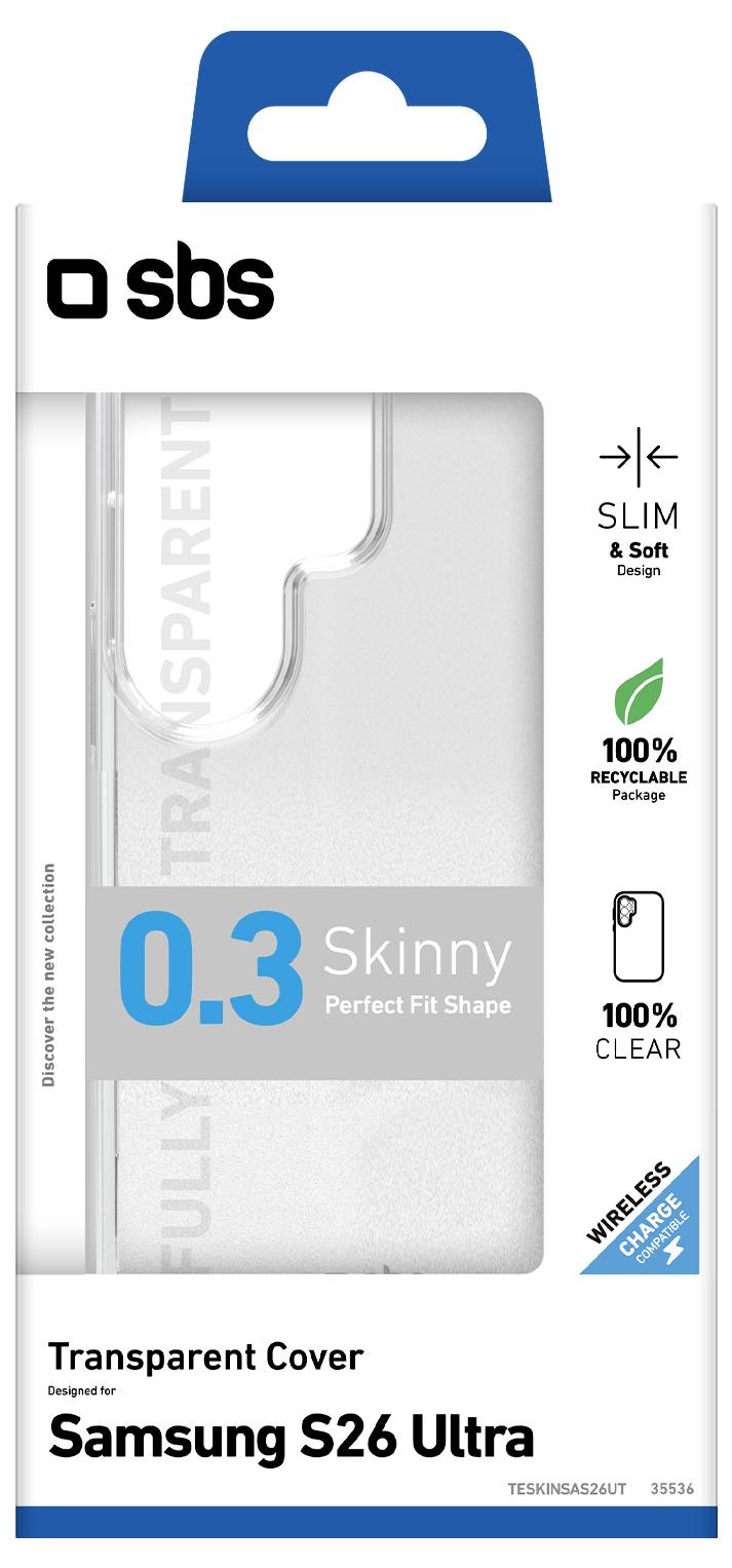 Verpackung für PURO ICON MAG Handyhülle für Samsung Galaxy S26, rosa, mit magnetischem Laden und plastikfreien Verpackungsetiketten.