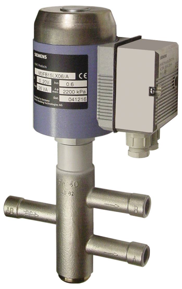 Siemens Verteil-/Durchgangs-Magnetventil BPZ:M3FB20LX/A BPZ:M3FB20LX/A 24 V/AC Nennweite (Details) 20 mm 1 St.