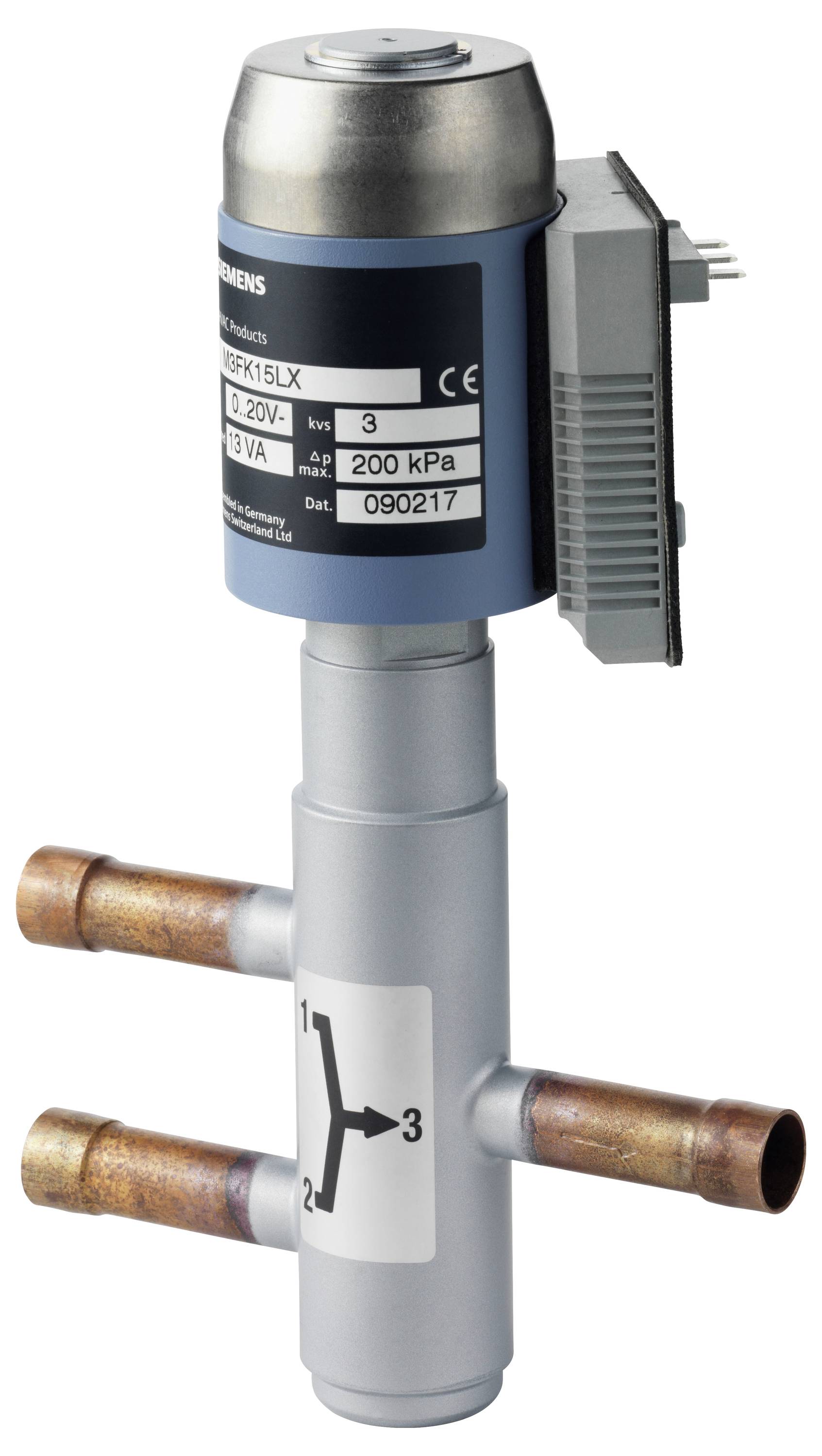 Siemens Misch-/Durchgangs-Kältemittelventil BPZ:M3FK25LX BPZ:M3FK25LX 24 V/AC Nennweite (Details) 25 mm 1 St.