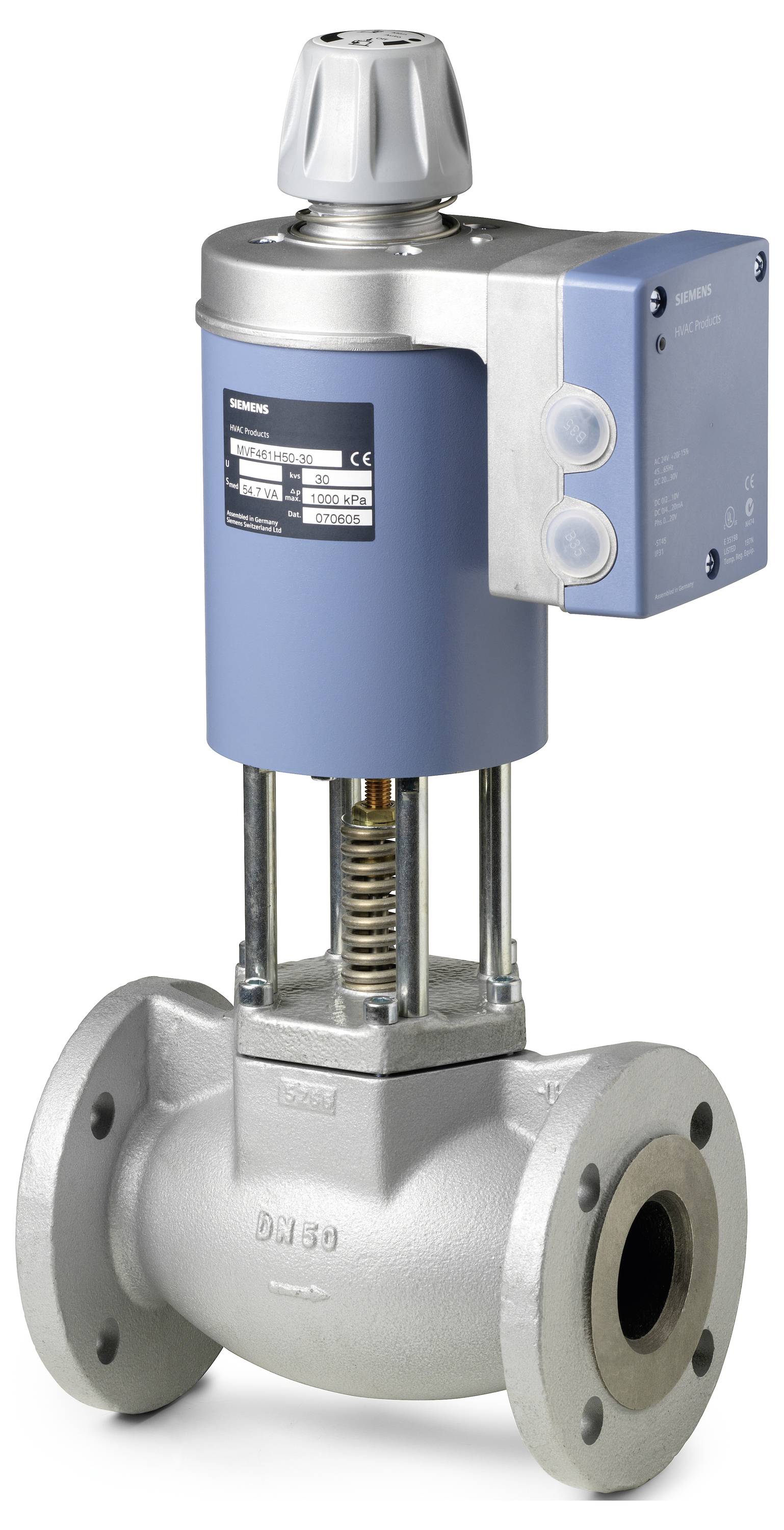 Siemens Durchgangs-Magnetventil BPZ:MVF461H40-20 BPZ:MVF461H40-20 Flansch Nennweite (Details) 40 mm 1 St.