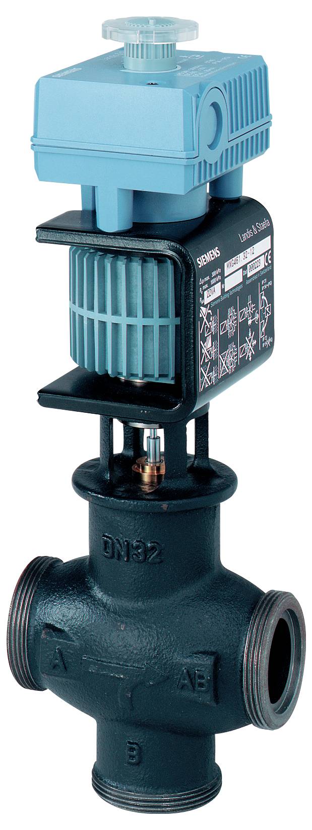 Siemens Misch-/Durchgangs-Magnetventil BPZ:MXG461.32-12 BPZ:MXG461.32-12 Nennweite (Details) 32 mm 1 St.