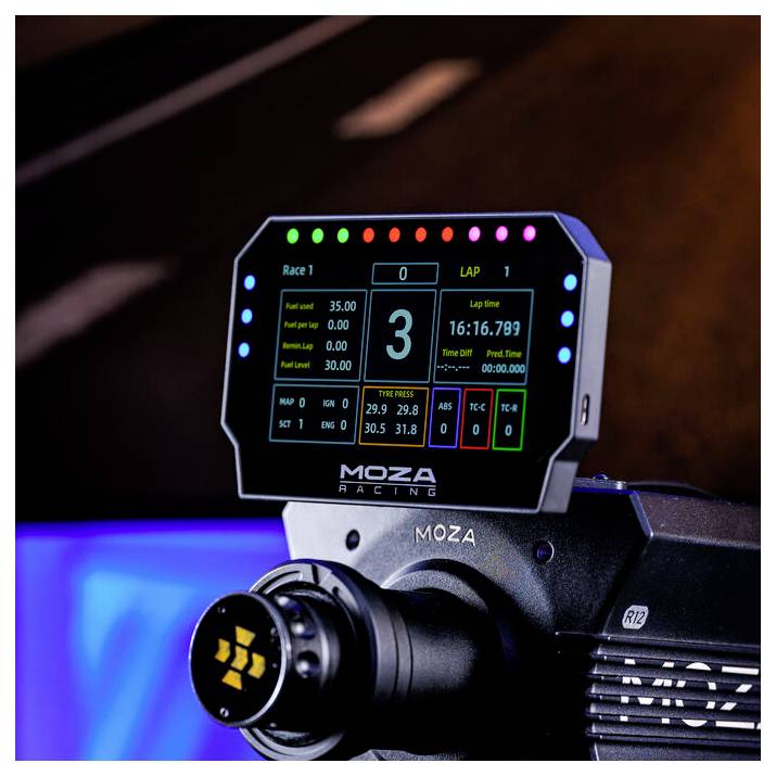 MOZA CM2 Racing Dash Digitalbildschirm PC Schwarz