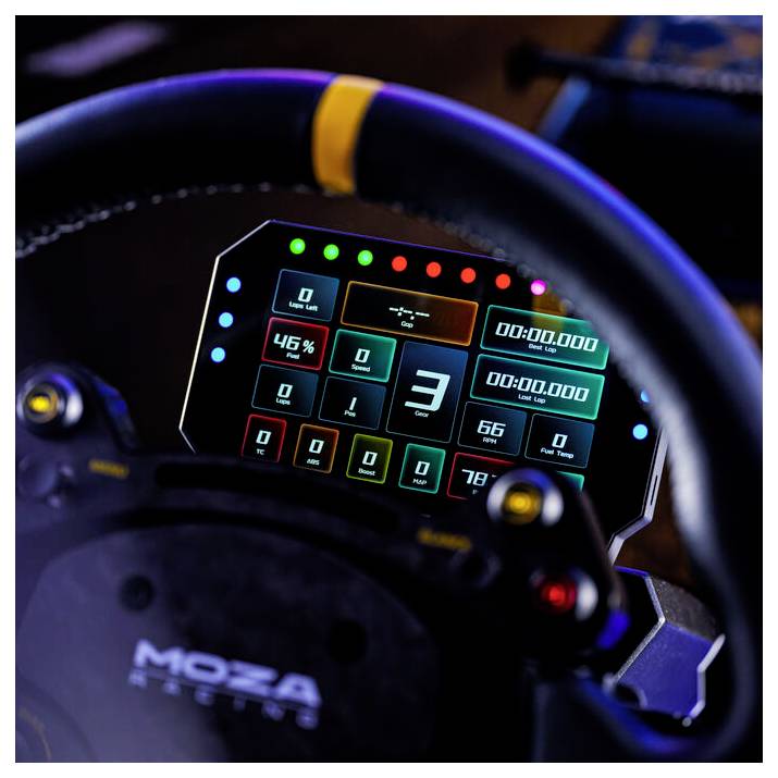MOZA CM2 Racing Dash Digitalbildschirm PC Schwarz