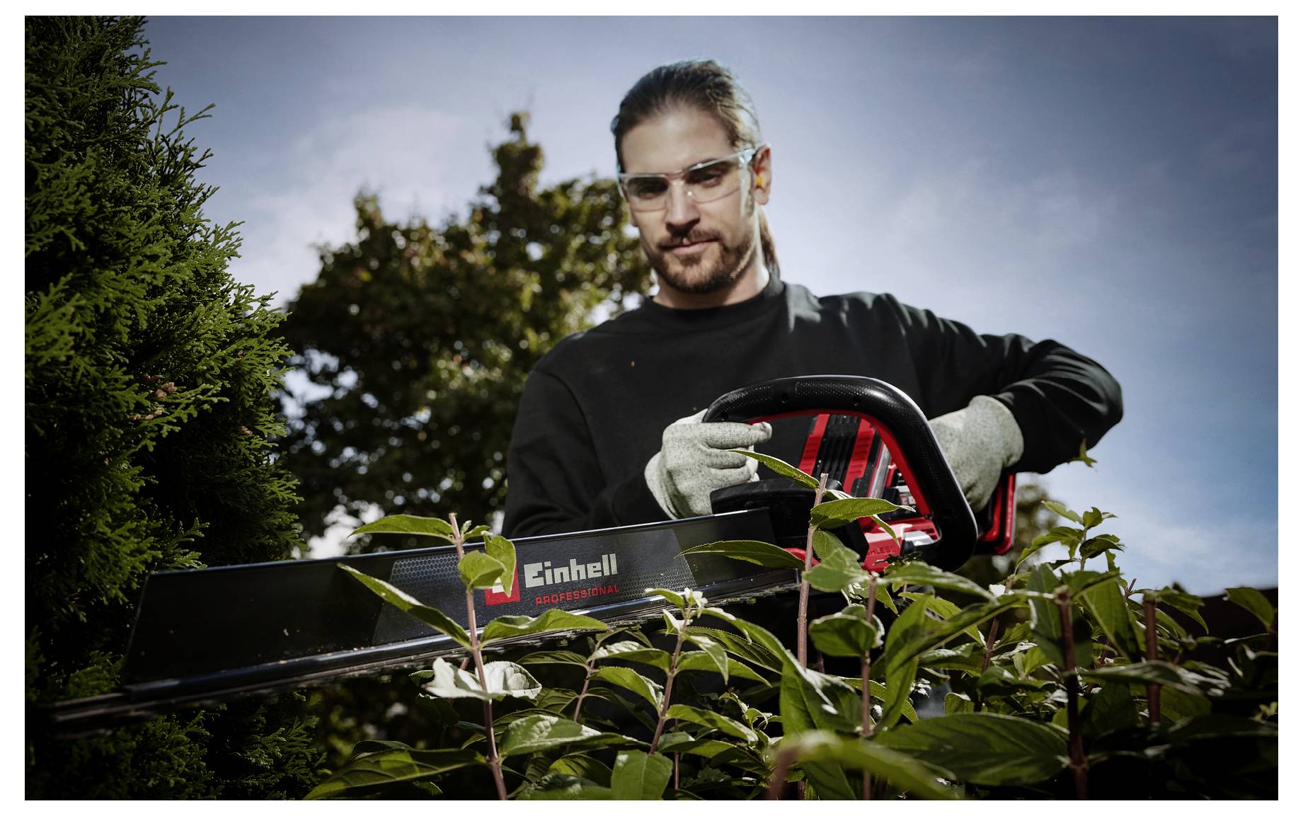 Einhell Professional GP-CH 36/65 Li BL-Solo PXC Akku Akku-Heckenschere Einstellbarer Holm, ohne Akku, ohne Ladegerät, Softgriff