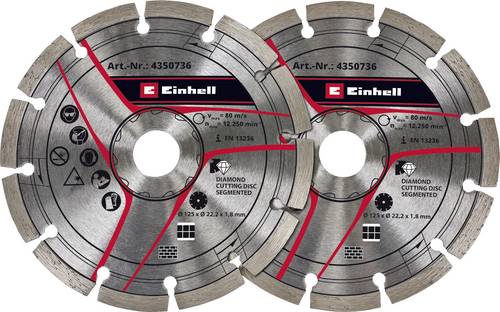 Einhell Diamant-Trennscheibe 4350736 Durchmesser 125 mm