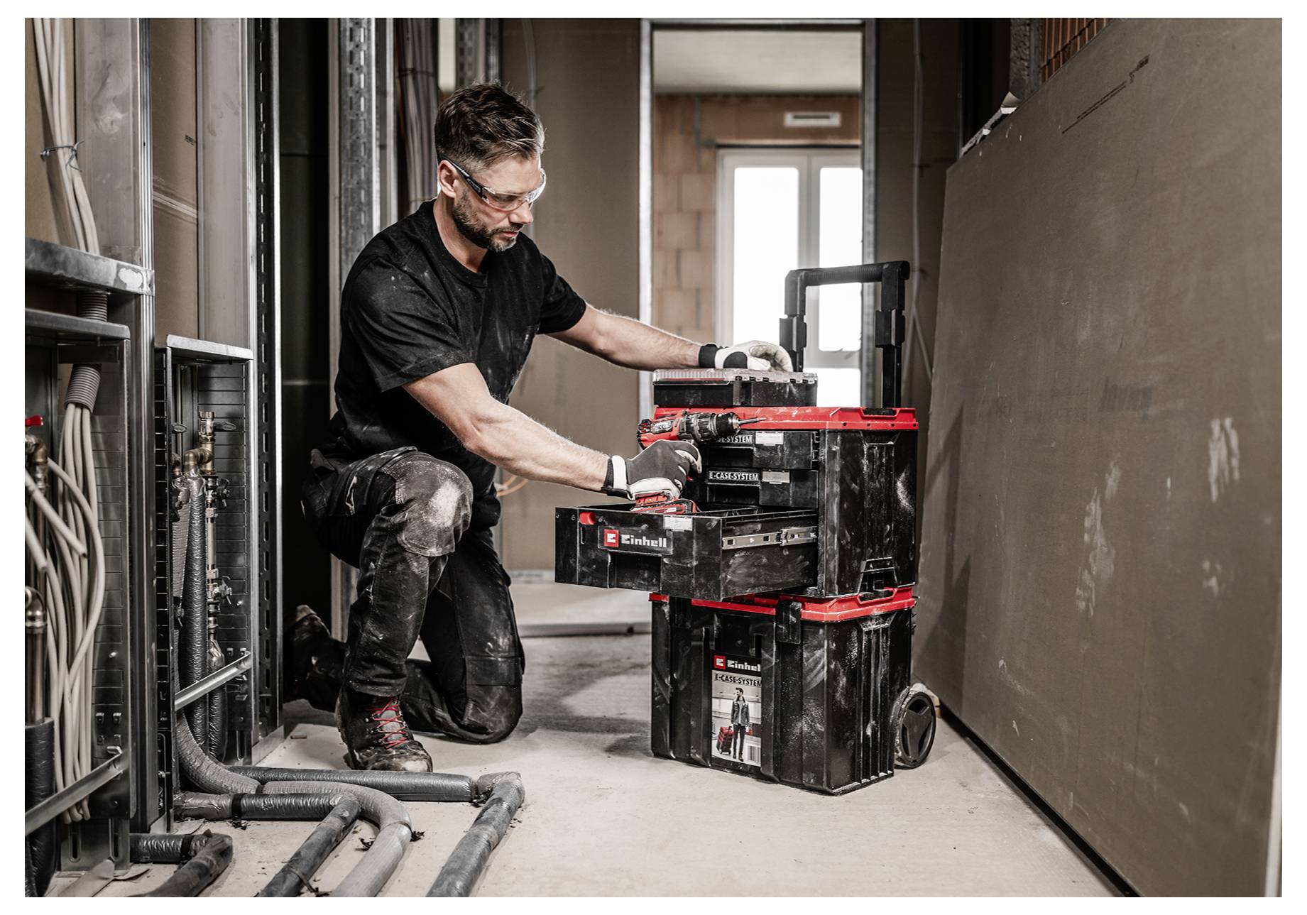 Einhell E-Case Sortimentskoffer (L x B x H) 441 x 335 x 343mm Inhalt 1St.