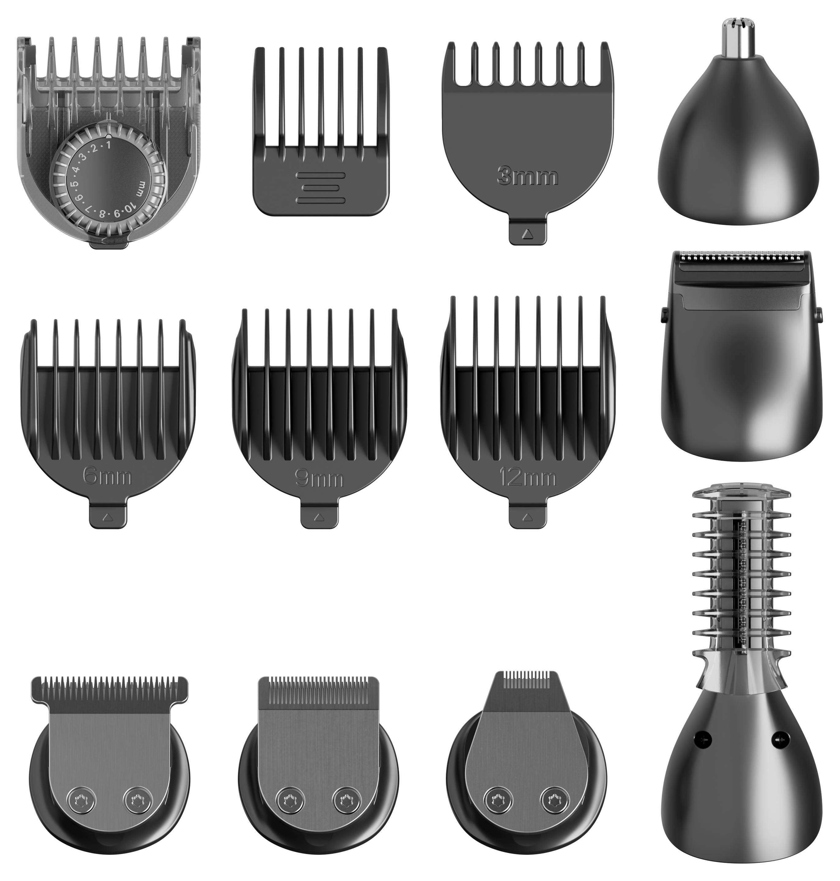 Carrera Beauty 34654 Bartschneider, Körperhaartrimmer abwaschbar Schwarz