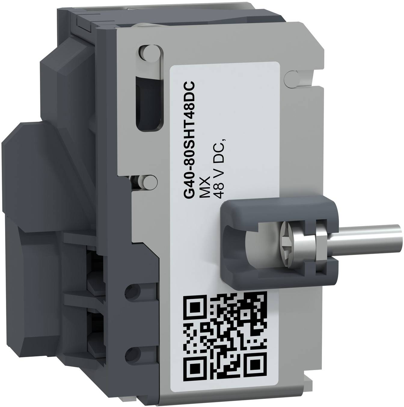 Industrieller Elektroantrieb mit der Bezeichnung „G40-80SHT48DC MX 48 V DC