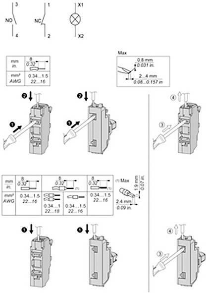 Schneider Electric ZBE1015TQ Hilfsschalter 100St.