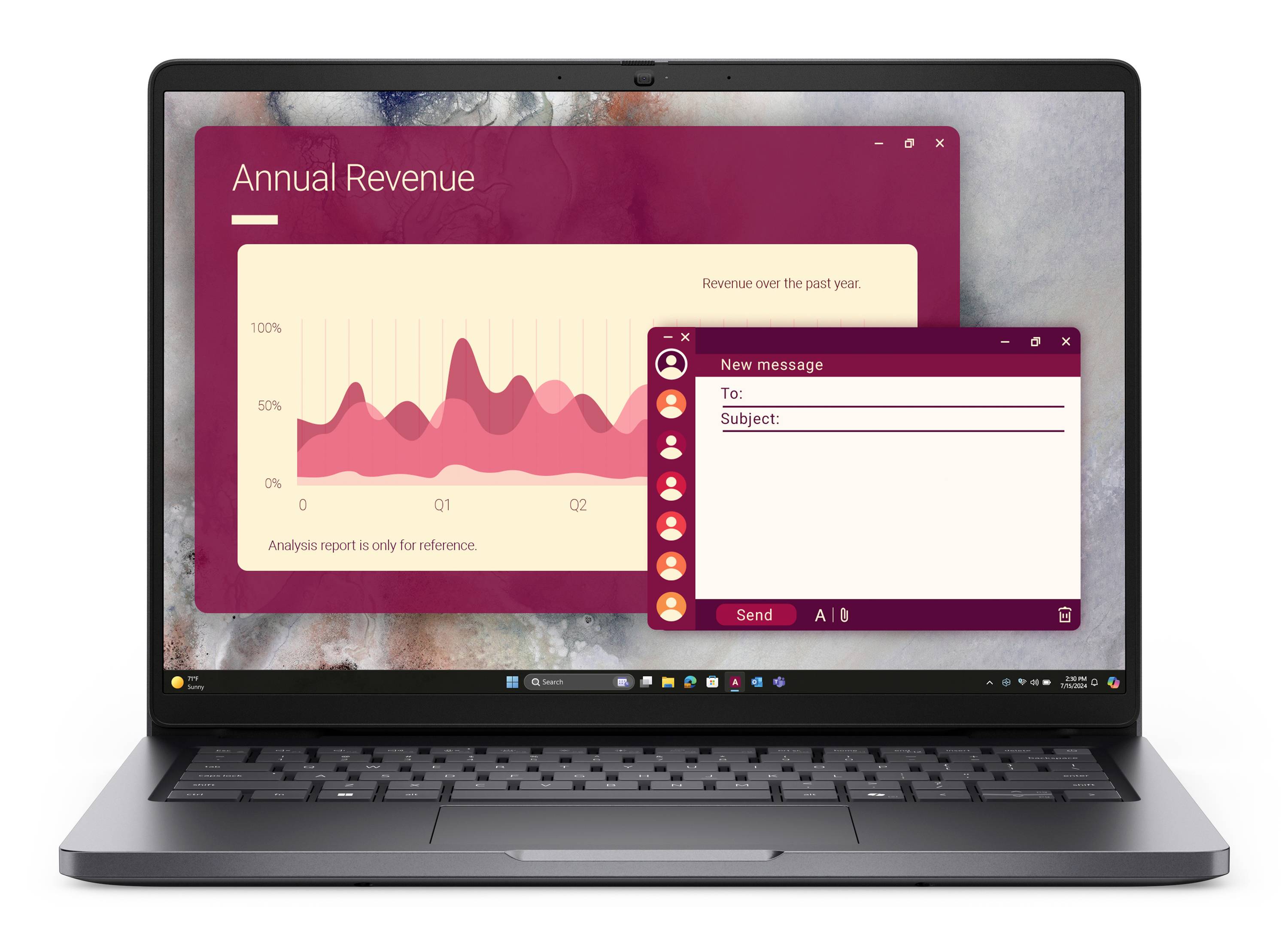 Dell Notebook Pro 14 PC14250 35.6cm (14 Zoll) Full-HD+ Intel® Core™ 5 225U 16GB RAM 512GB SSD Deutsch, QWERTZ Intel Intel-Grafik