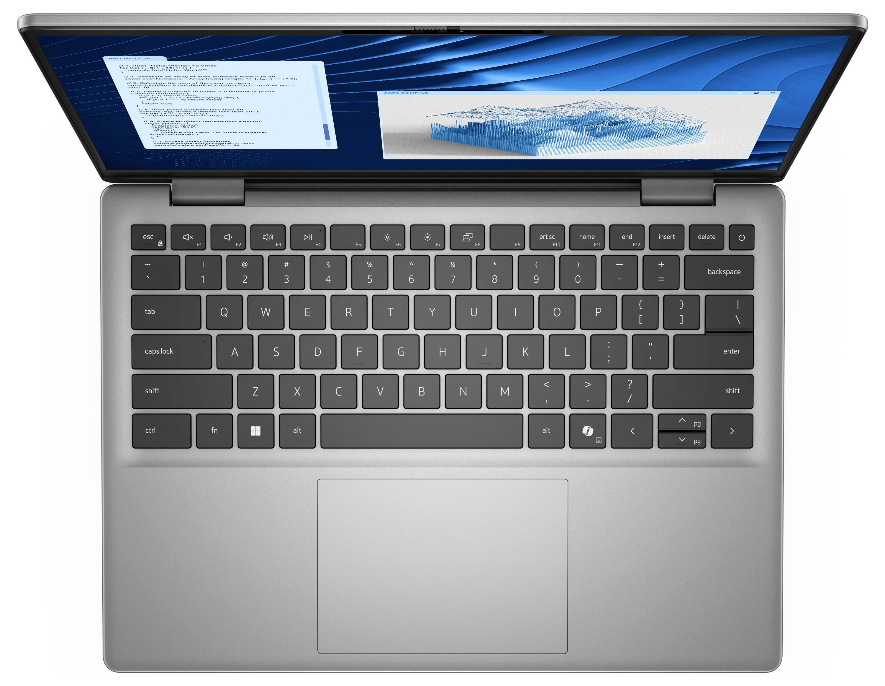 Dell Notebook Latitude 5455 35.6cm (14 Zoll) Full-HD+ Qualcomm® Snapdragon™ X X1P-42-100 16GB RAM 512GB SSD Deutsch, QWERTZ