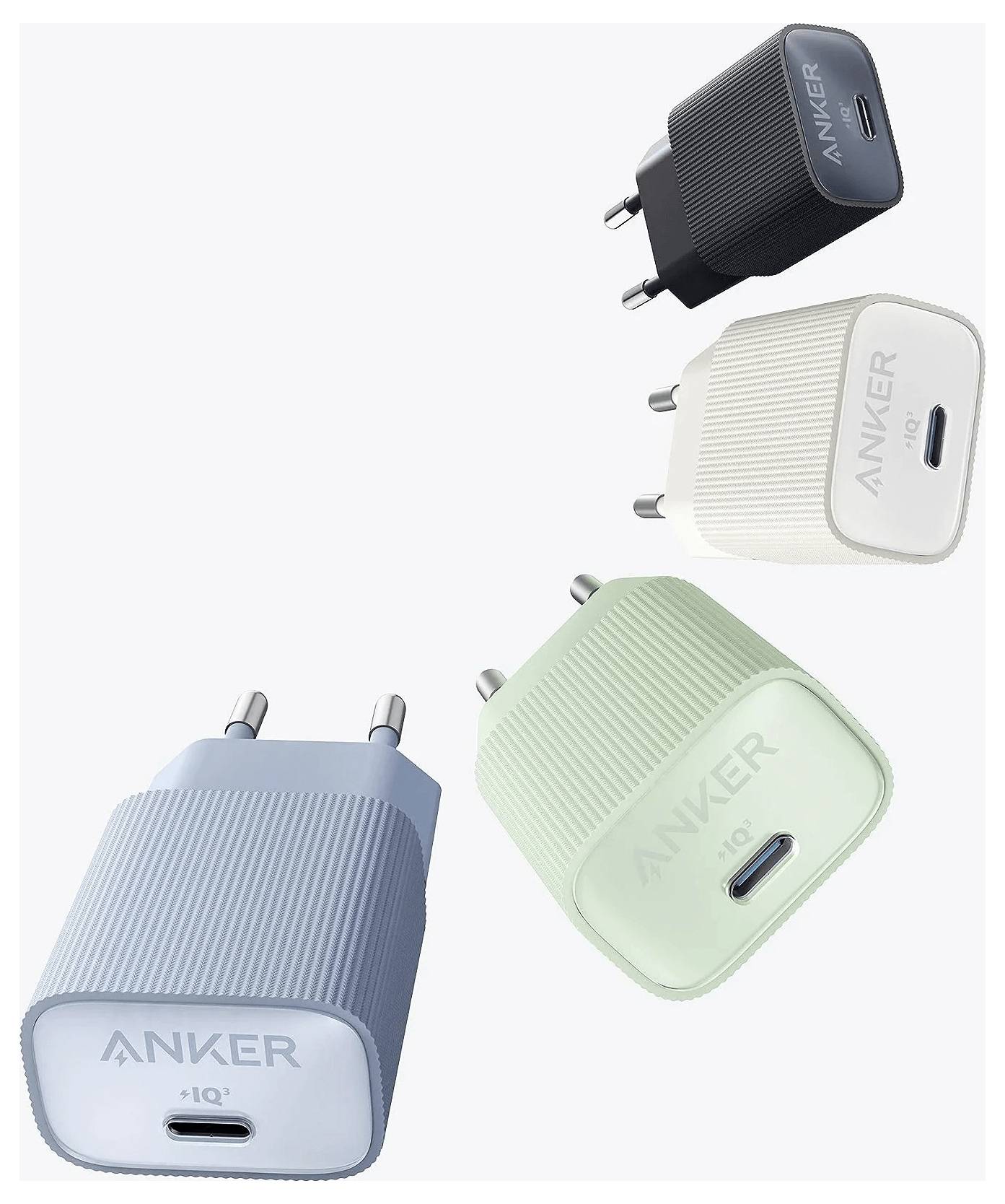 Anker 511 Nano Charger Ladeadapter 30 W USB-C® Buchse PoweriQ Schwarz
