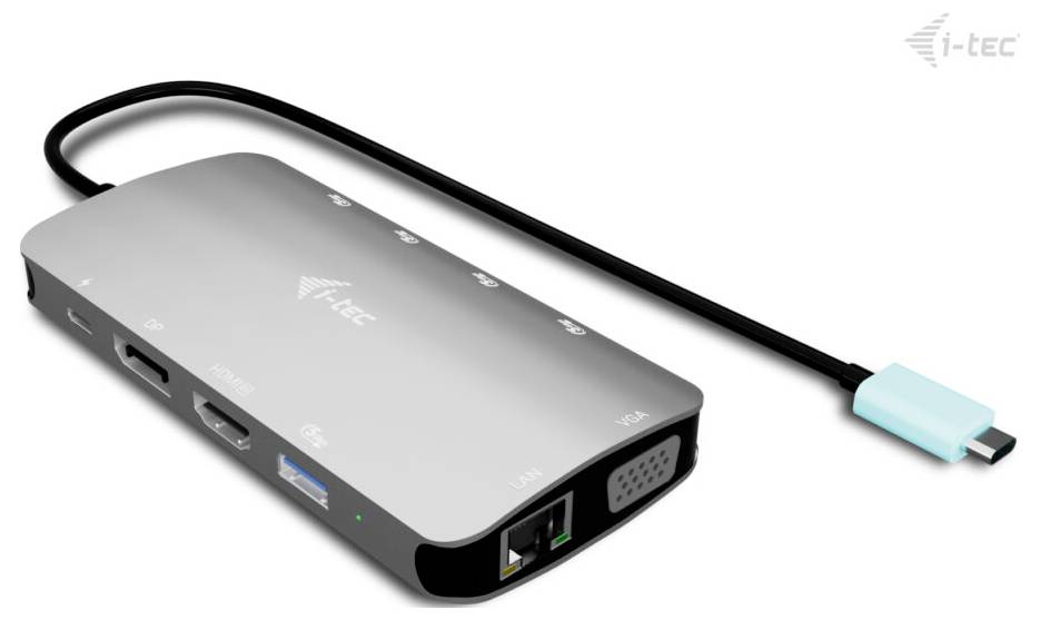 I-tec Notebook Dockingstation USB-C Metal Nano 3x Display DS