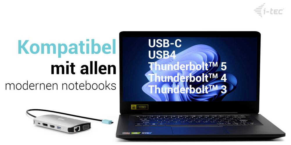 I-tec Notebook Dockingstation USB-C Metal Nano 3x Display DS