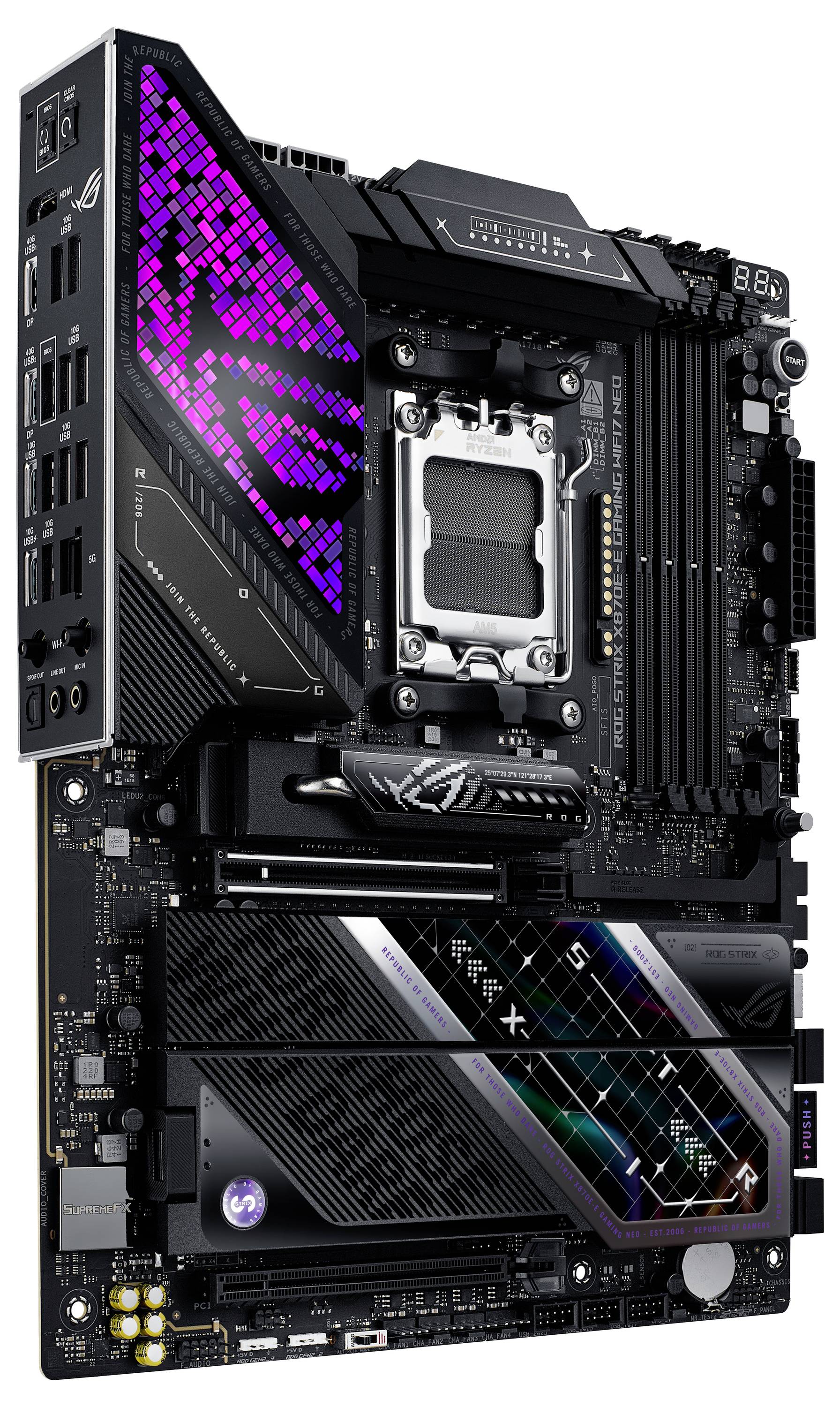 Asus ROG STRIX X870E-E GAMING WIFI7 NEO Mainboard Formfaktor (Details) ATX